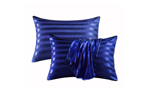Two-Piece Envelope Satin Pillowcase - Available in Six Colours & Two Sizes