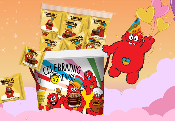 Cookie Time 4L Birthday Bucket with 20x Fun Size Cookies - Only 500 Available