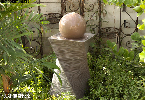 Outdoor Garden Water Feature with Solar Pump - Three Designs Available
