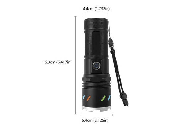 Rechargeable High Power 30W LED Camping Flashlight