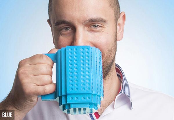 Build-On Brick Mug - Two Colours Available with Free Nationwide Delivery