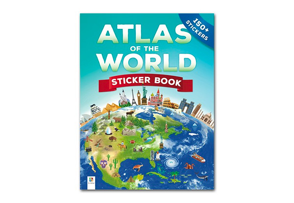 Educational Atlas Of The World Sticker Book