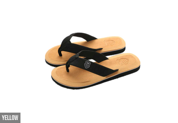Men's Flip Flops  - Four Colours, Four Sizes & Option for Two Available with Free Delivery