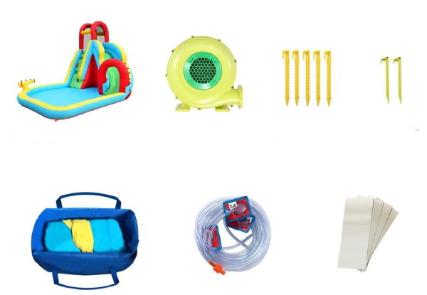 All-in-One Inflatable Water Park for Kids