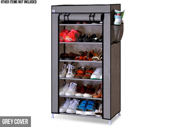 Six-Tier Shoe Rack - Three Styles Available