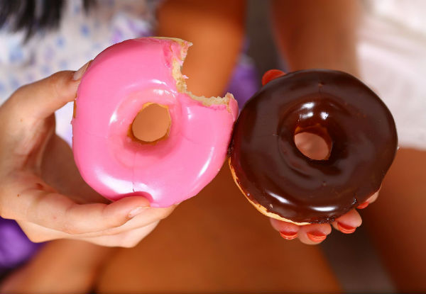 Six Donuts from Donut King at The Plaza Mall