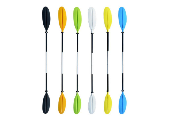 Adjustable 2.22m Kayak Paddle - Six Colours Available