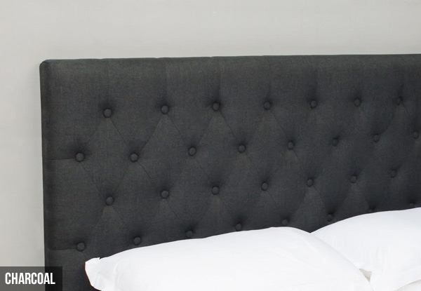 Floor Standing Fabric Headboard - Three Sizes & Two Colours Available