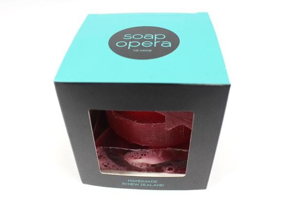 NZ Made Soap Opera Raspberry Soap Gift Set - Cruelty Free