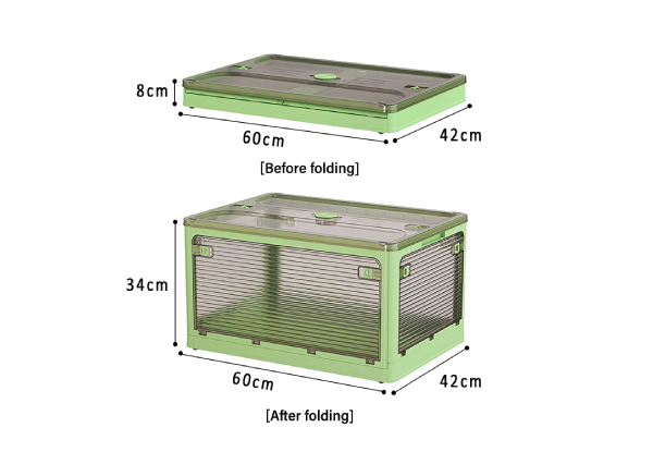 Foldable 64L Storage Box - Two Colours Available