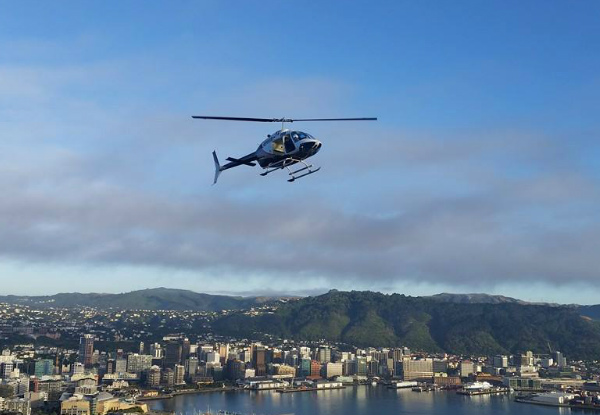 Kapiti Island Helicopter Day Out incl. Helicopter Flight Over Kapiti Island, Drink & Gourmet Platter at The Waterfront Restaurant