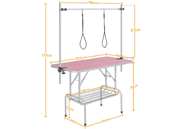 Extra Large Pet Grooming Table - Two Colours Available