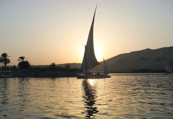 Per-Person Twin-Share for an Eight-Night Egypt Nile Adventure Tour incl. a Night Sailing The Nile, Accommodation, Taxes & Fees, English Speaking Egyptologist Tour Guide, 15 Experiences & Domestic Flight