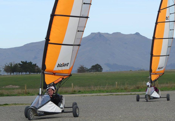 Harness the Canterbury Winds with 45-Minutes of Adrenaline Boosting Blokarting for One Person - Options for up to Five People