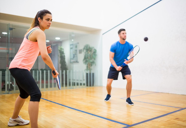 30 Minutes of Squash for Two People incl. Court Hire & 30-Day Gym Trial Each - Option to incl. Equipment Hire - Two Locations