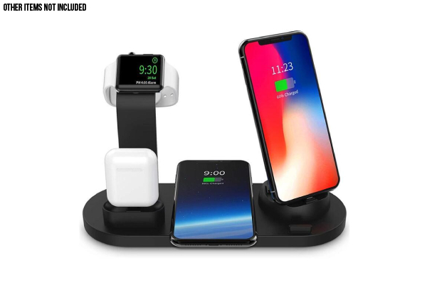 Three-In-One Wireless Charging Dock Compatible with Apple Watch & Airpods - Available in Two Colours