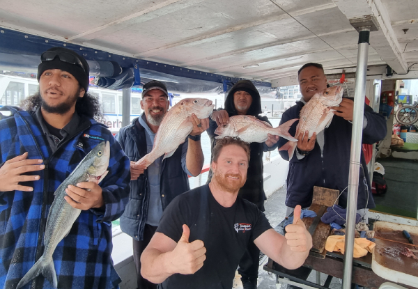 Evening Fishing Adventure Pass at The Hauraki Gulf for One Person - Option for Two or Four People - Valid from 1st October, 2025