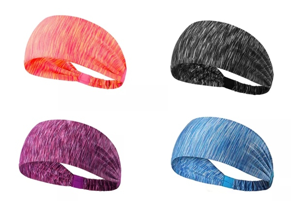 Sports Headband - Four Colours & Two-packs Avaialble