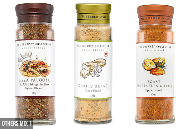 Three-Pack of Gourmet Spice Blend Collection Range - 10 Options Available