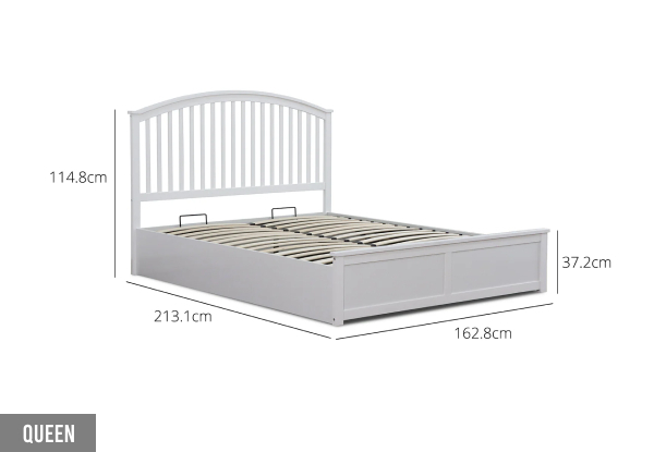 Harrogate Wooden Storage Bed Frame - Two Sizes Available