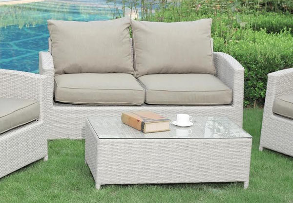 $799 for an Omaha Four-Piece Outdoor Sofa Set