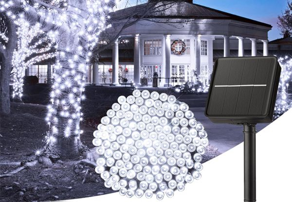 Eight-Modes Solar Fairy String LED Lights - Four Colours Available