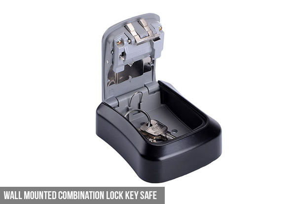 Wall Mounted Combination Lock or 10 Digit Push Button Key Safe