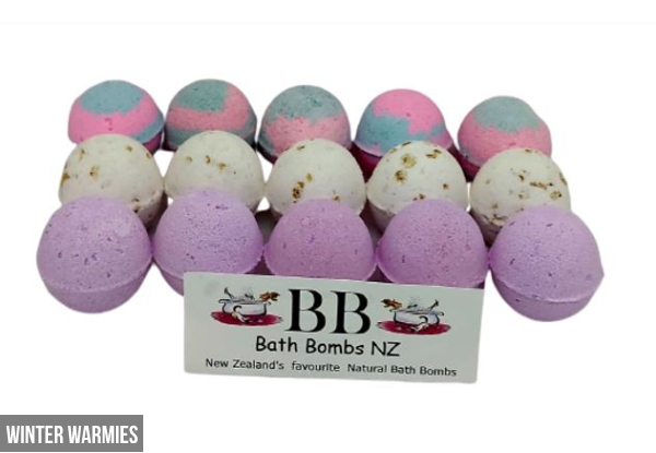 15-Piece Baby Bath Bombs - Four Options Available