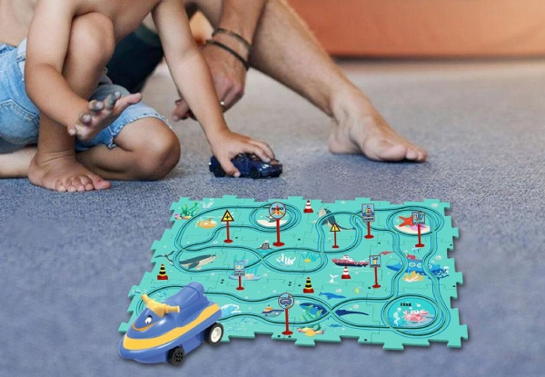 DIY Car Track Puzzle Play Set - Three Styles Available