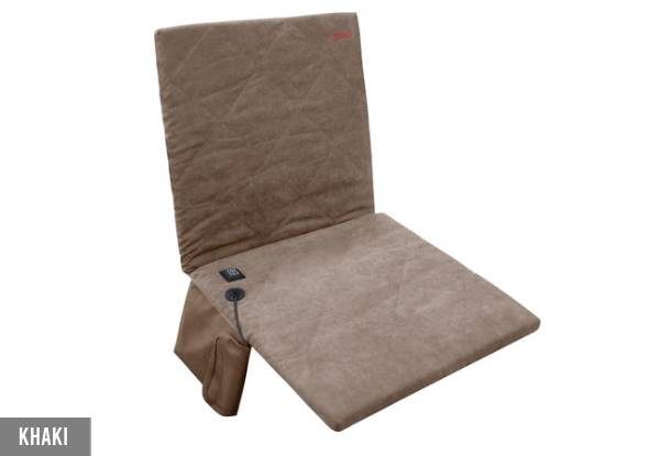 USB Heated Foldable Camping Chair Pad - Three Colours Available