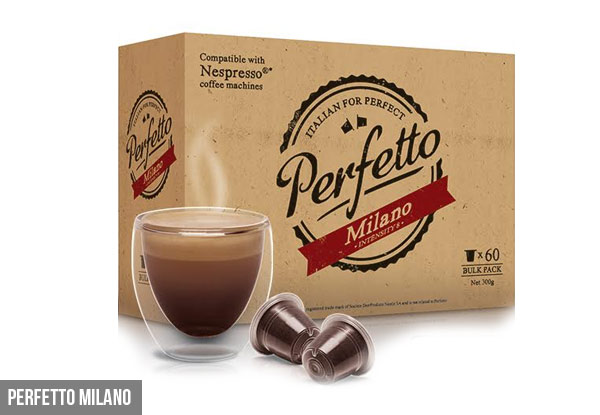 $29 for 60 Coffee Pods Compatible with Nespresso Machines – Available in Three Flavours (value $59)