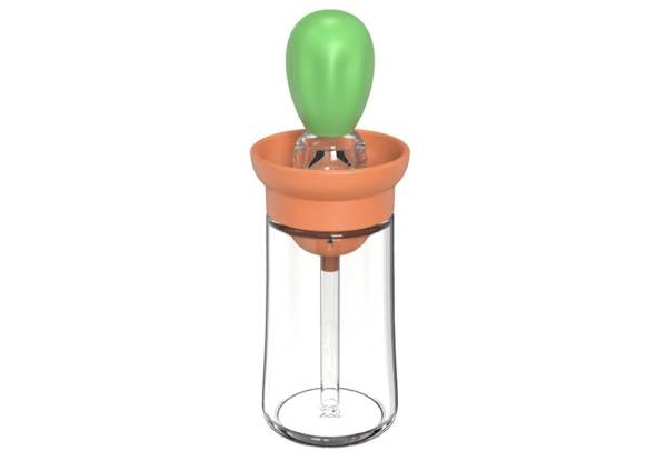 Oil Dispenser Bottle with Barbecue Brush - Four Colours Available