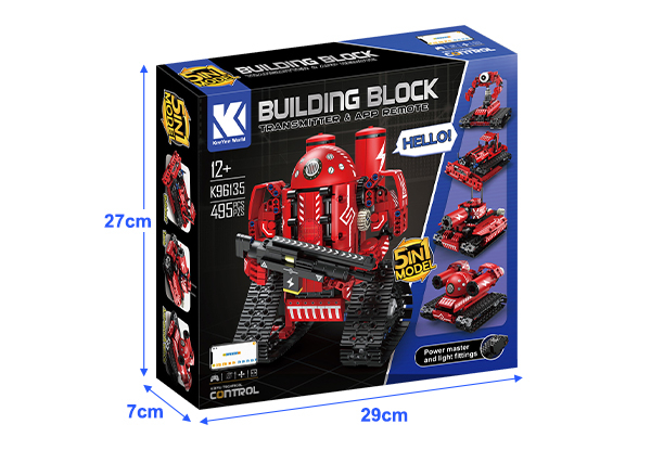 5-in-1 Remote Control & APP Programmable Robot Educational Toy Kit