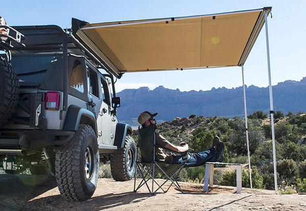 SUV Pull-Out Rooftop Awning - Two Sizes Available