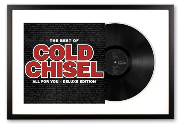 Framed Cold Chisel The Best Of Cold Chisel Vinyl Art