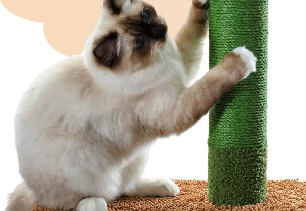 Petscene Five-Level Cat Tree Tower Scratching Post