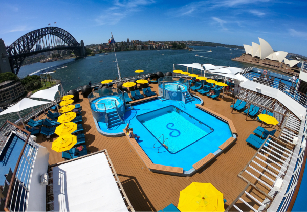 Twin Share Nine-Night South Pacific Fun - Return Flights to Sydney, 1 Night Sydney Accommodation, 8 Night South Pacific Carnival Cruise