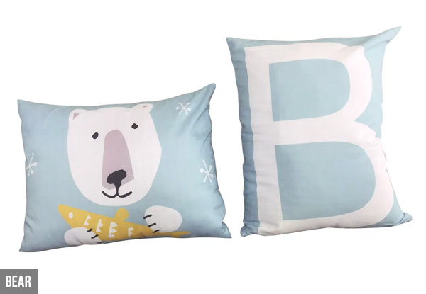 Animal Alphabet Pillows - Six Styles Available