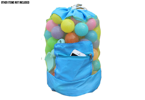 Foldable Beach Toy Bag - Three Colours Available