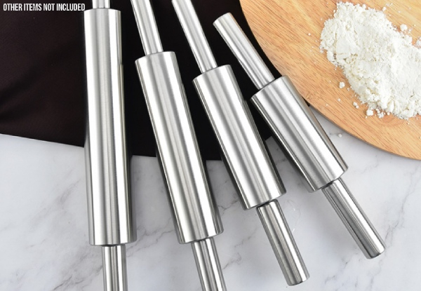 Stainless Steel Rolling Pin - Four Sizes Available