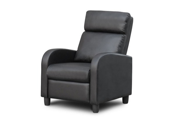 Black or Grey Recliner Chair