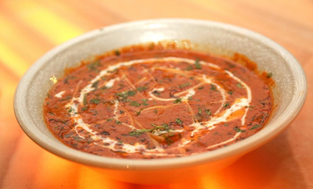 $49 for Two Curries, Two Plain Naan, Rice & Two Beers, Wines or Soft Drinks - Options for up to Eight People