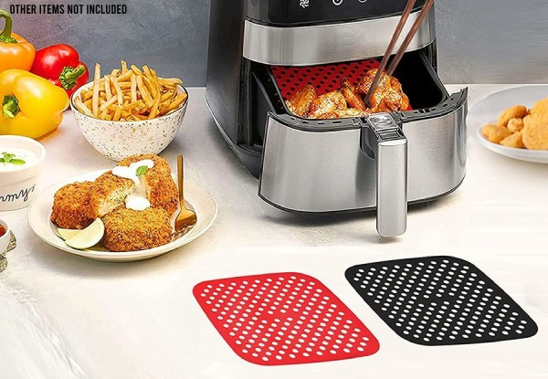 Reusable Air Fryer Pad - Two Shapes & Two Colours Available - Option for One or Two