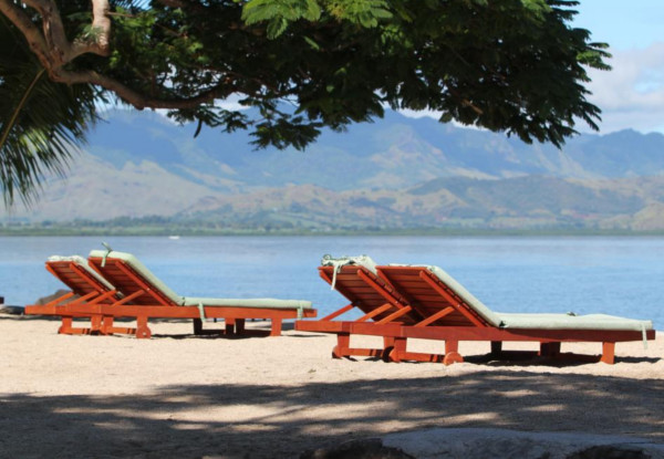 Per-Person Twin-Share for a Seven-Night Fiji Package incl. Two Nights at Tanoa, Five Nights at Volivoli Beach Resort with A la Carte Breakfast, Three-Course Dinner & All Transfers