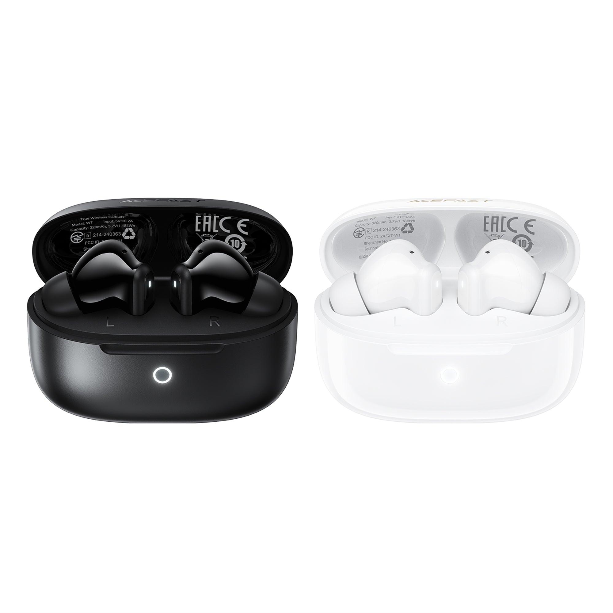 Acefast Premium TWS Earbuds with Deep Bass and IPX4 Waterproof Black