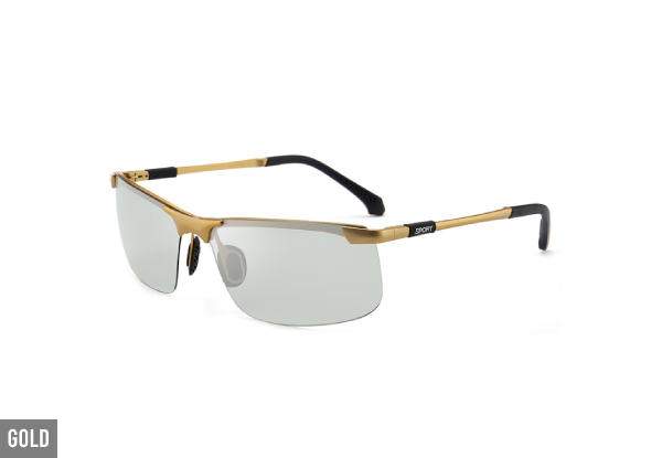 Men's Polarized Photochromic Sunglasses - Three Colours Available