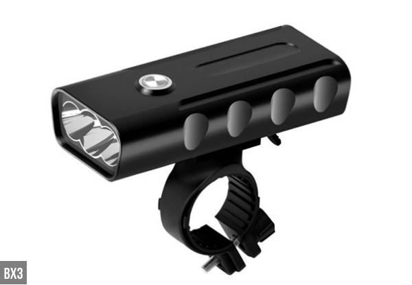 USB Rechargeable Bicycle Cycling Headlight - Two Options Available