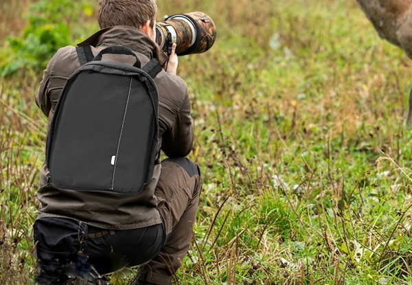 Water-Resistant Camera Shoulder Bag - Available in Three Colours