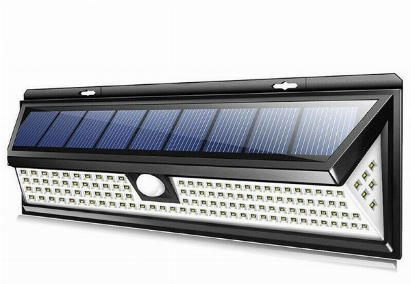 118 LED Solar Power Outdoor Wall Light with Free Delivery