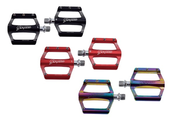 Electroplated Aluminium Bike Pedals - Three Colours Available